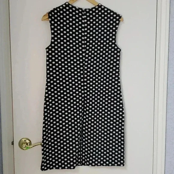 Ann Taylor Polka Dot Shift Dress Size 4P - Picture 5 of 6